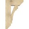 Ekena Millwork Merced Slat Rough Sawn Bracket w/ Offset Brace, Douglas Fir, 8"W x 20"D x 32"H BKT0806X20X32MRC06RDF - alternate 4